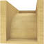 Bois de cèdre brut StockportThane Corbel, apprêté brun clair Stockport-88291788