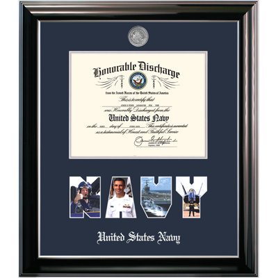 Navy Discharge Classic Picture Frame