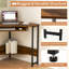 Metal Base Computer Desk