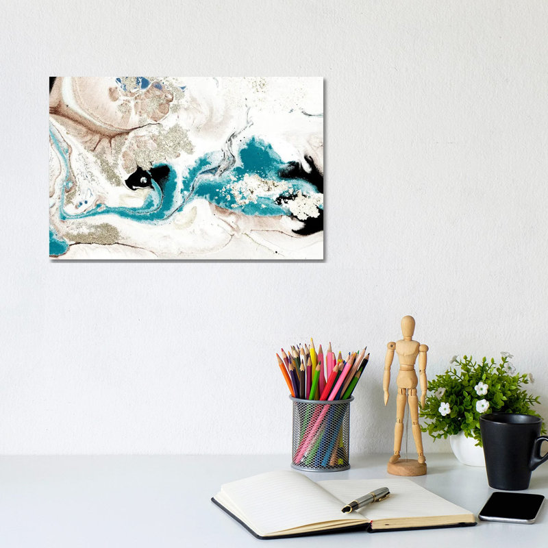 River Run by Kimberly Allen - Wrapped Canvas Painting, 20.32 cm H x 30.48 cm W