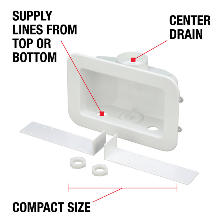 Oatey Universal Washing Machine / Dryer Installation Kit & Reviews