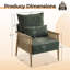 Chaise avec accoudoirs Masson Chenille-614586116