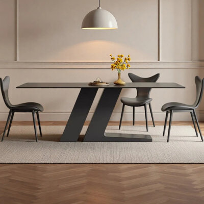 Modern minimalist dining table