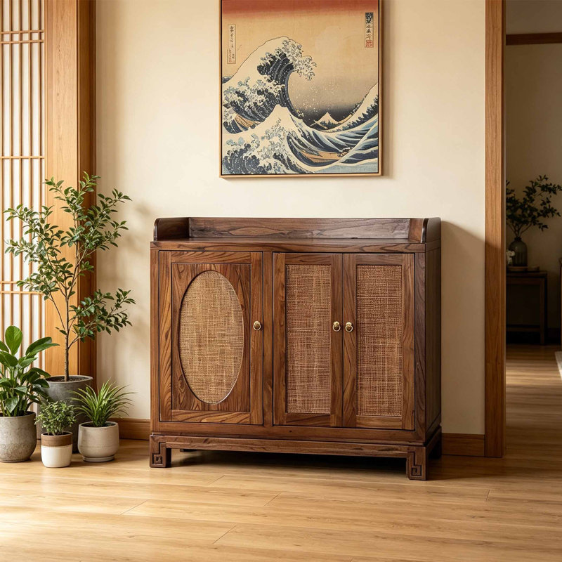Range-chaussures d'intérieur classique de style chinois