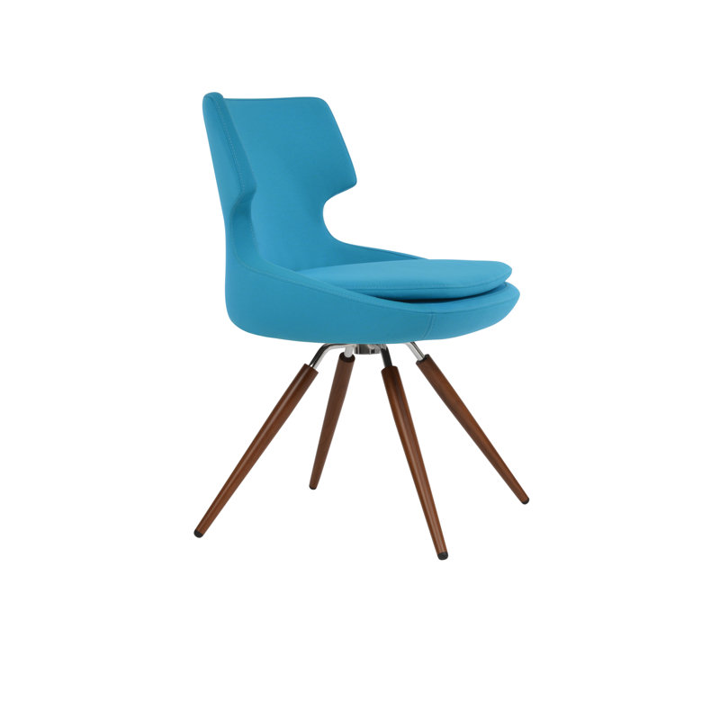 Chaise d'appoint pivotante carotte Patara