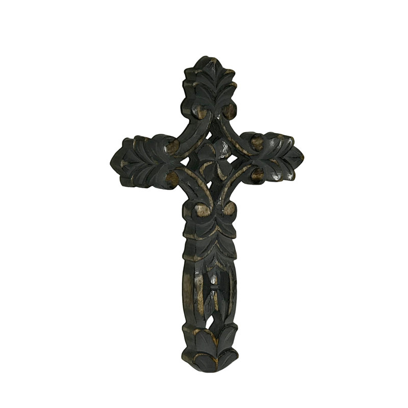 Décoration murale croix en bois