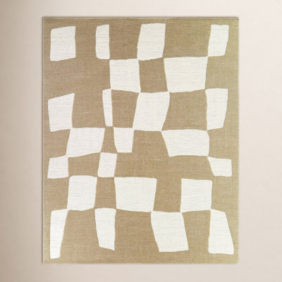 Craton Tan Recycled Fibers Rug
