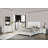 Contemporary White Eastern King Size Bed