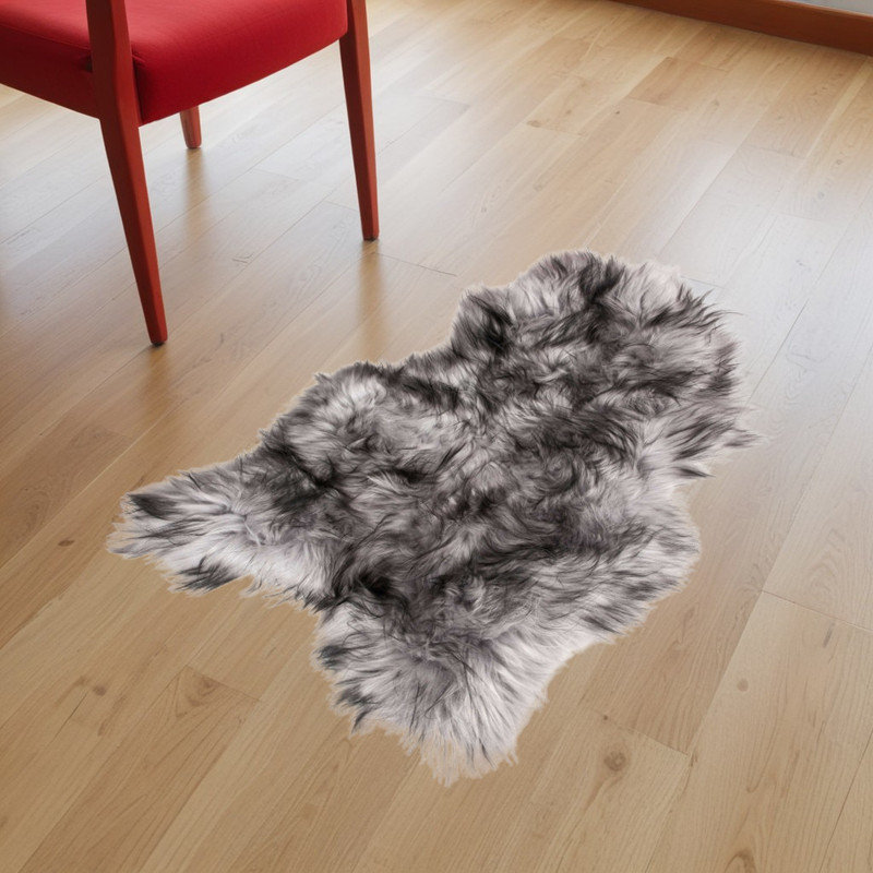 Tapis argenté Vangogne, Nouveauté 2 pi x 3 pi