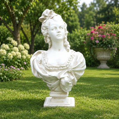 Statue buste classique en magnésium féminin