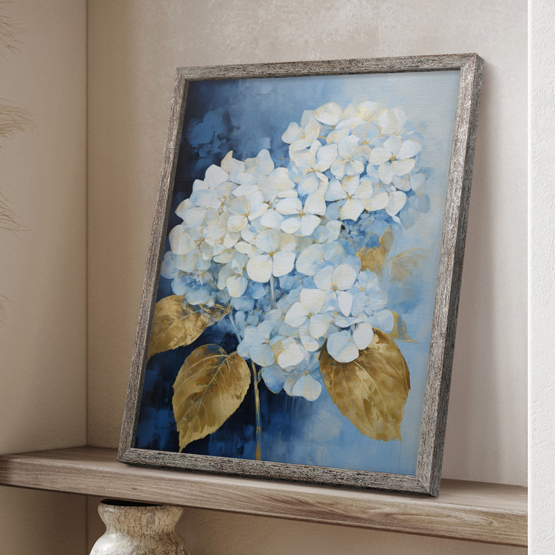 Reproduction encadrée FLORAL Series XCV - bois massif, H 11 po x l 9 po