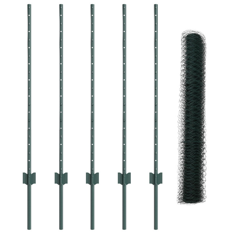 100 cm H x 1000 cm W Steel Fencing Kits Fencing