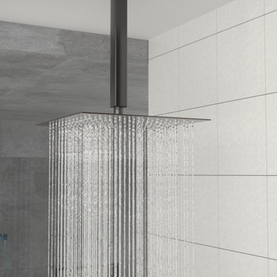 Pomme de douche carrée 12 po