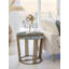 Sunset Key Glass Frame End Table