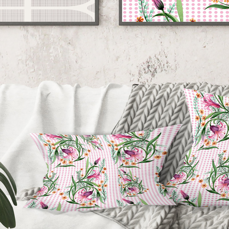 Coussin Floral Botanical Retro X - Mid-Century