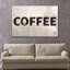 «Coffee Grunge», impression sur toile tendue-232446882
