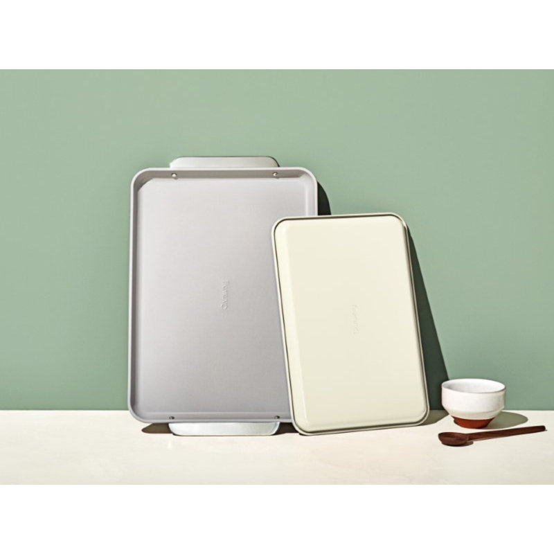 Caraway Nonstick Ceramic Baking Sheet Duo, Cream