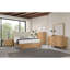 Commode de chambre à 6 tiroirs en frêne clair