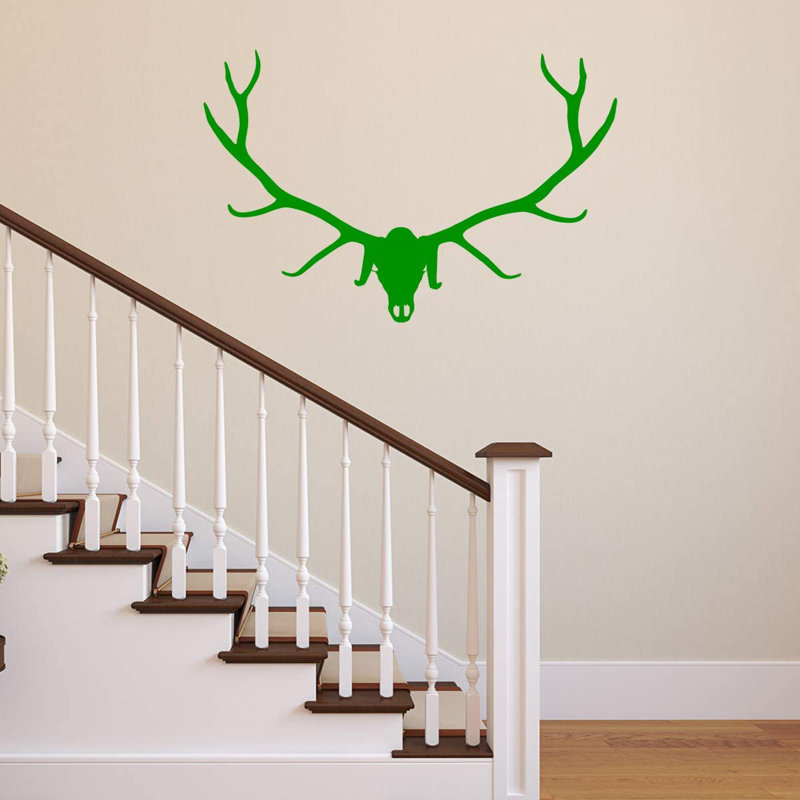 Animals Wall Decal, 22" H x 30" W, Green