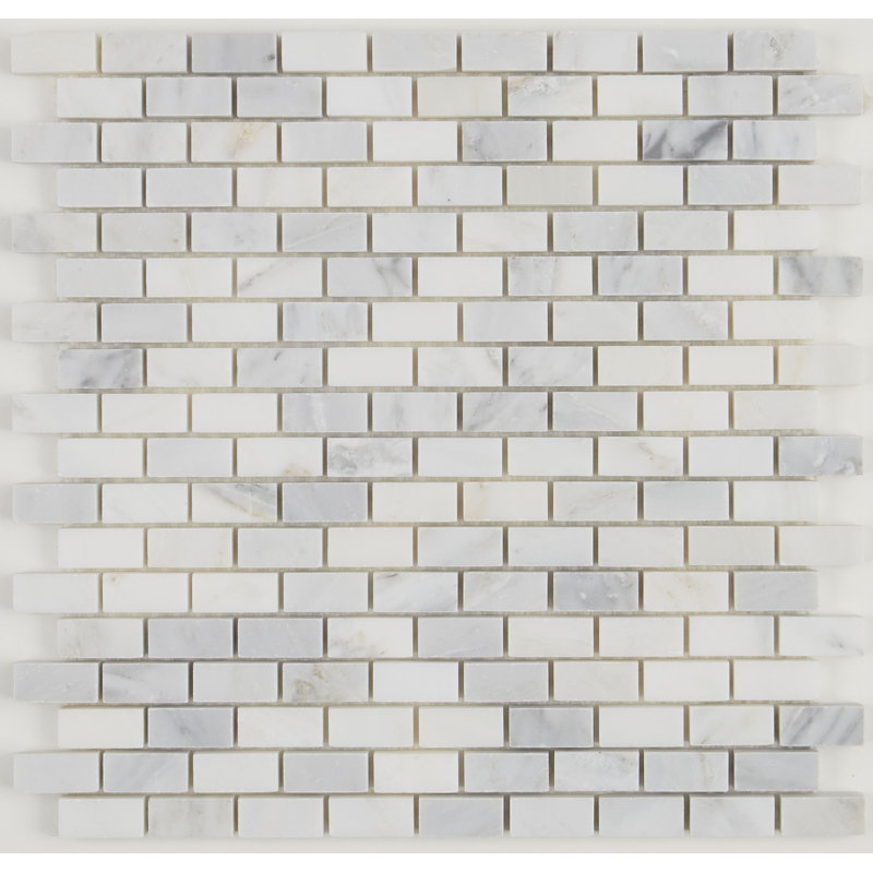 12" x 12" Natural Stone Brick Joint Mosaic Wall Tile
