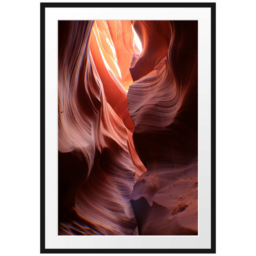 Gerahmtes Poster Antelope Canyon Arizona