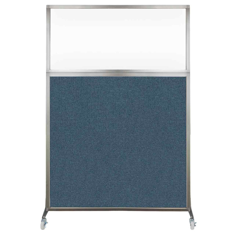 Cloison de bureau Hush - fenêtre transparente, 48", Caraïbes