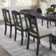 Ensemble de salle à manger extensible 7 pièces en bois 7 pièces-59249129-59249132-59249134