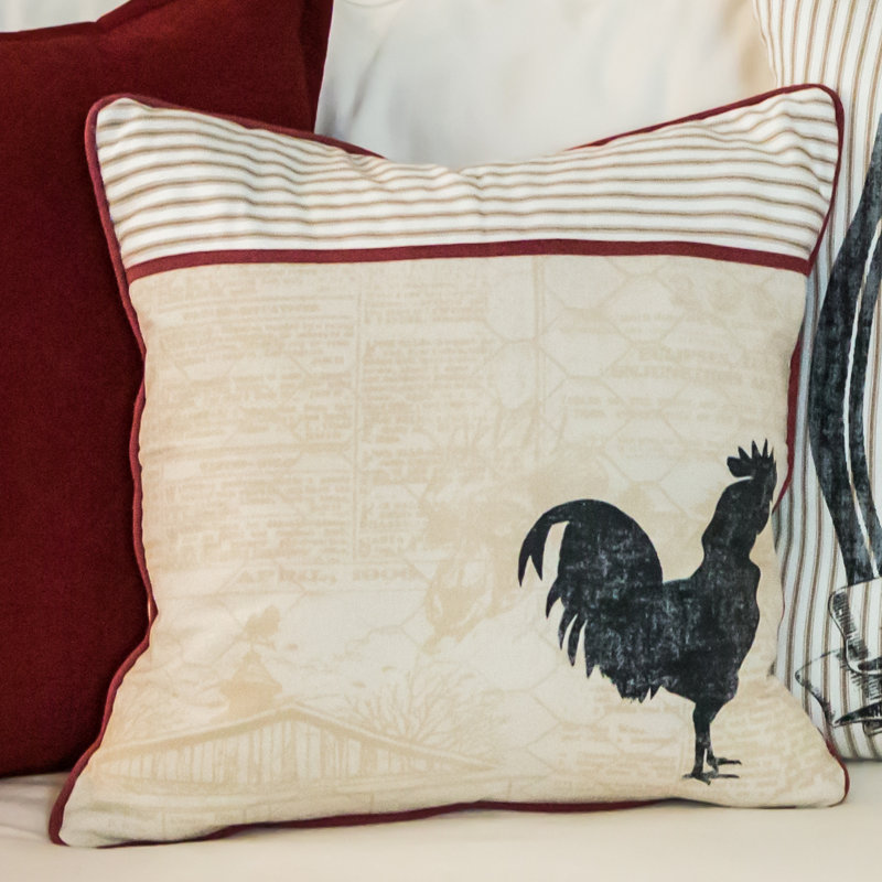 Coussin en coton de poulet Farmhouse