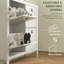 HOMCOM 4 Drawer Shoe Cabinet with Flip Doors for Hallway, Entryway-15484657