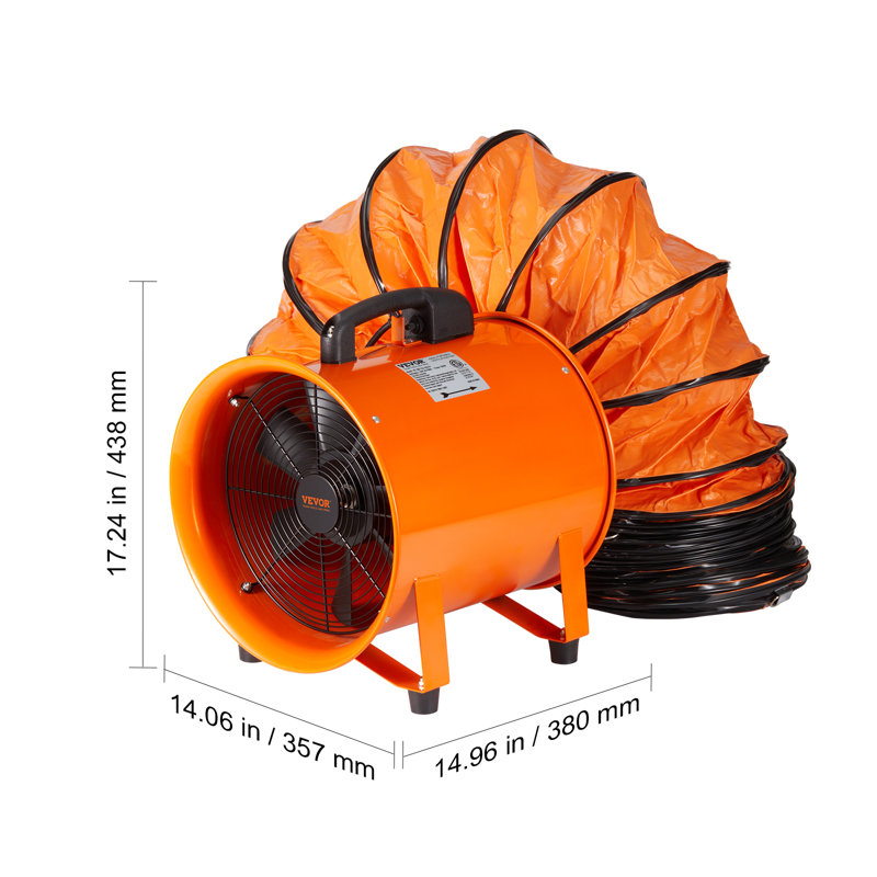 Ventilateur de ventilateur 17,24 po VEVOR