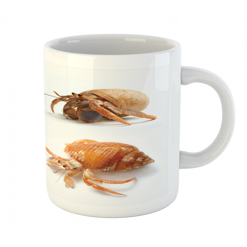 Grande tasse à café crabes