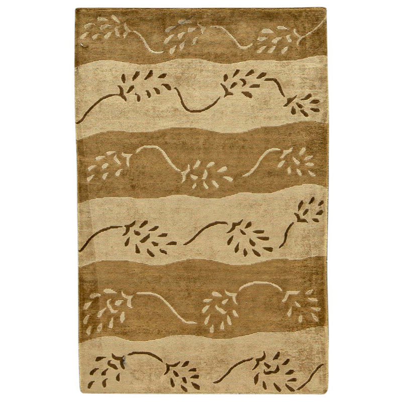 Hand Woven Wool Floral Area Rug