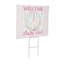 Enseigne flamande «Welcome Baby Girl»