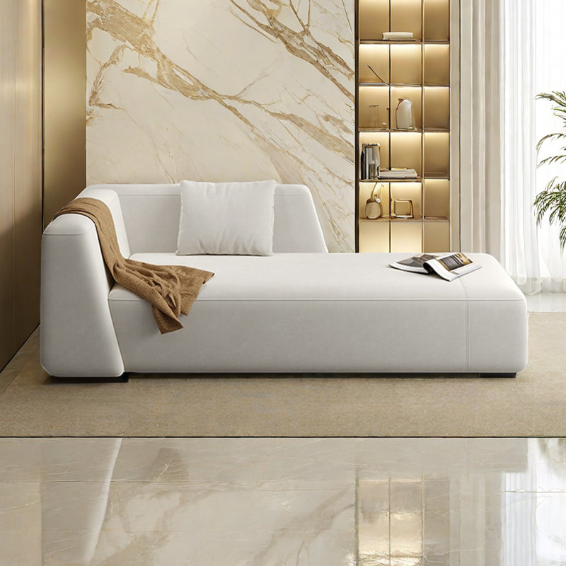Kyleia, Mélange de polyester beige, Accoudoir à gauche (vu de face)