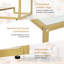 Euramo Frame Coffee Table with Storage