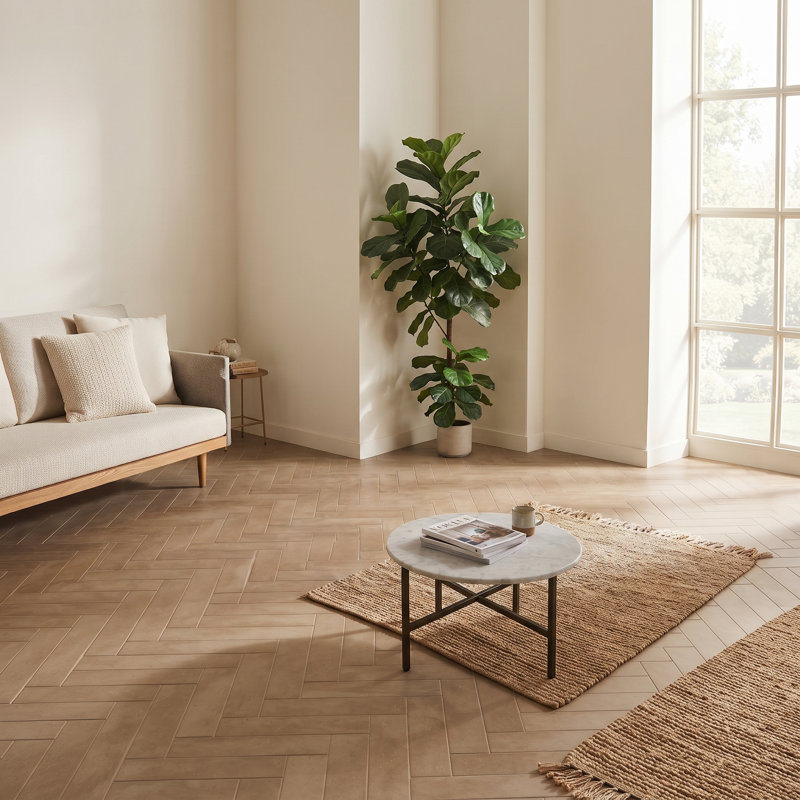 Paille rectangulaire TerraClay, Beige