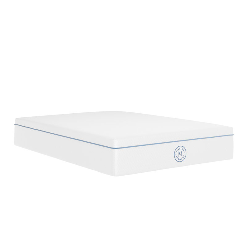Full Size White Gel Memory Foam Adjustable Bed
