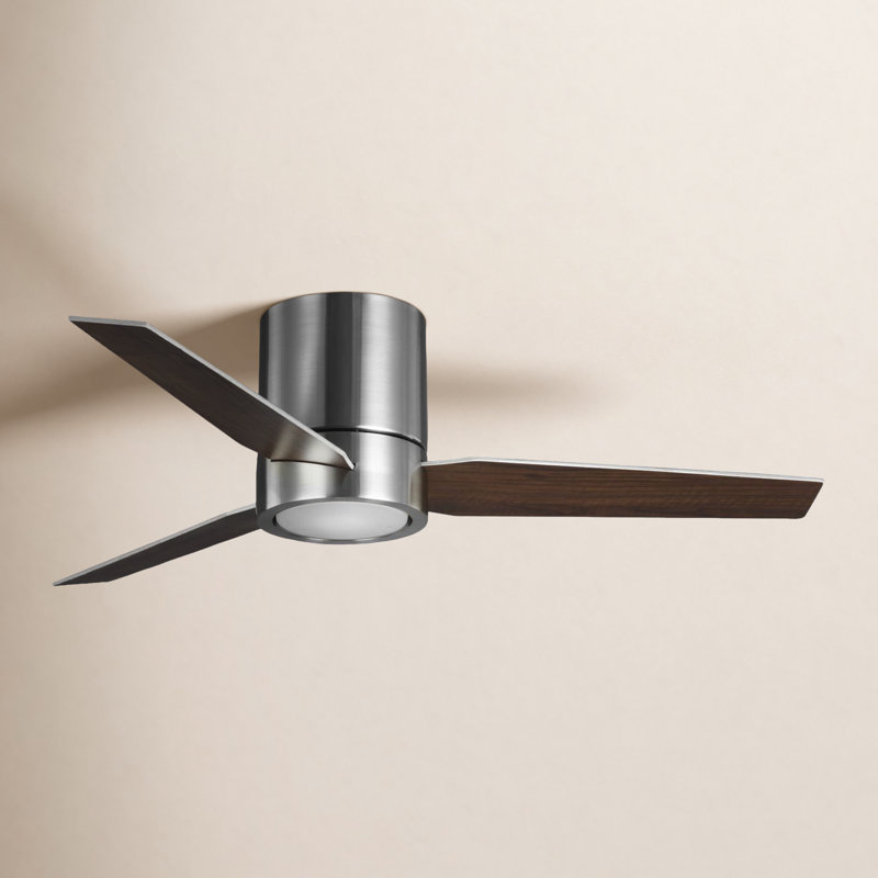 Reyka 44'' Ceiling Fan with LED Lights, Brushed Nickel