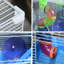 Cage à hamster 18 "2 en bleu avec roue et bouteille d'eau