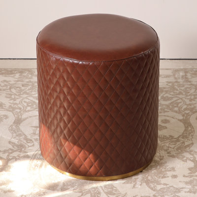 Ireion Solid Wood Accent Stool