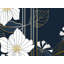 Coussin décoratif réversible à motif floral-109758999