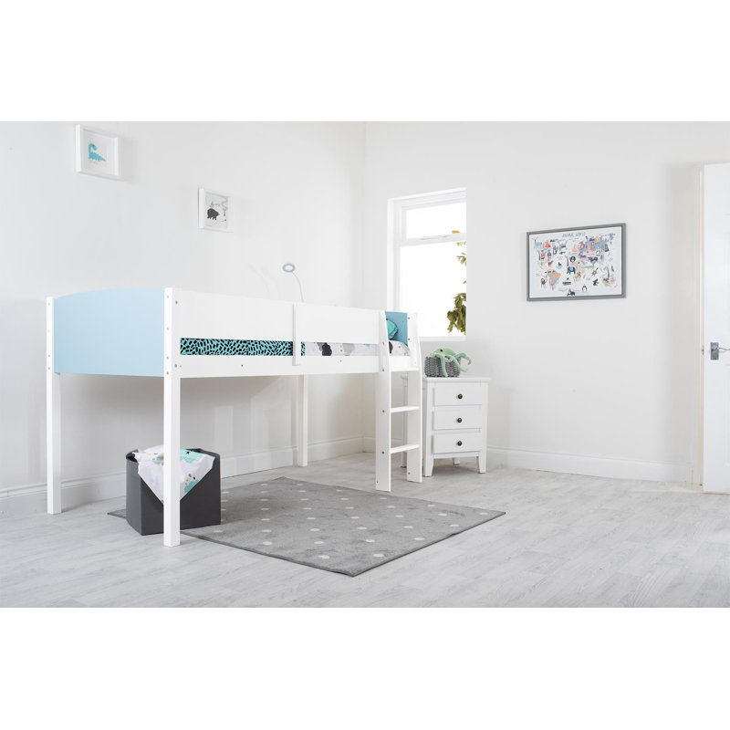 90 X 190cm Mid Sleepers, White/Blue