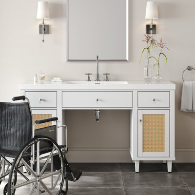 Meuble-lavabo de 60 pouces avec lavabo SMC