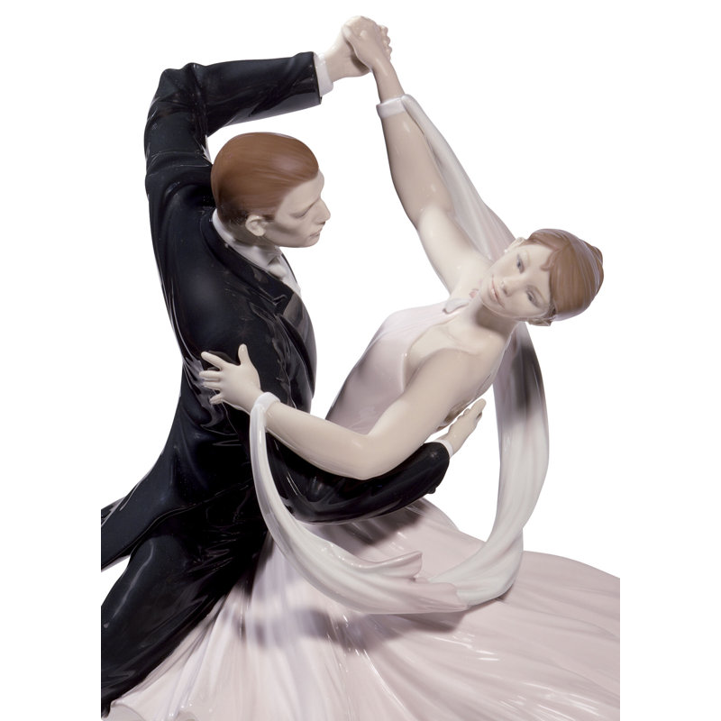 Figurine élégante couple Foxtrot