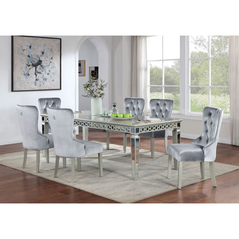 Silver Dining Table
