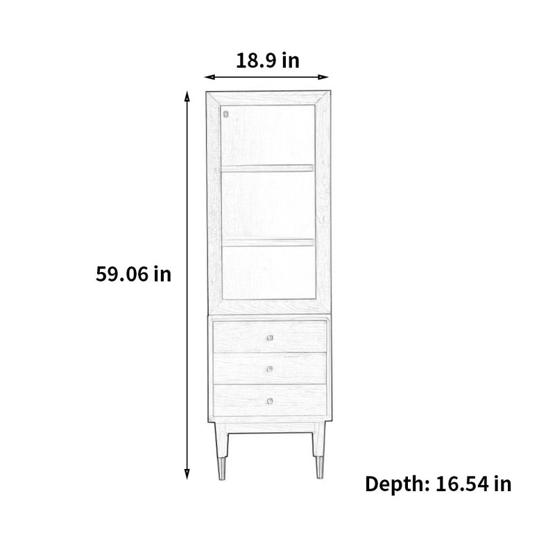 Multifunctional Storage Cabinet High Sideboard