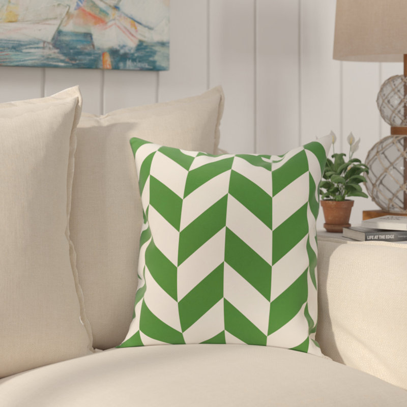 Housse et insert de coussin extérieur Zigzag Jag, Rallonge, 16 po x 1 po