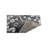 Tullos Machine Made Heatset Polypropylene Area Rugs - Runner, Silver Color, Floral Modern Design, Low Pile Machine Made Area Rugs for Living Room, Bed Room-84492751