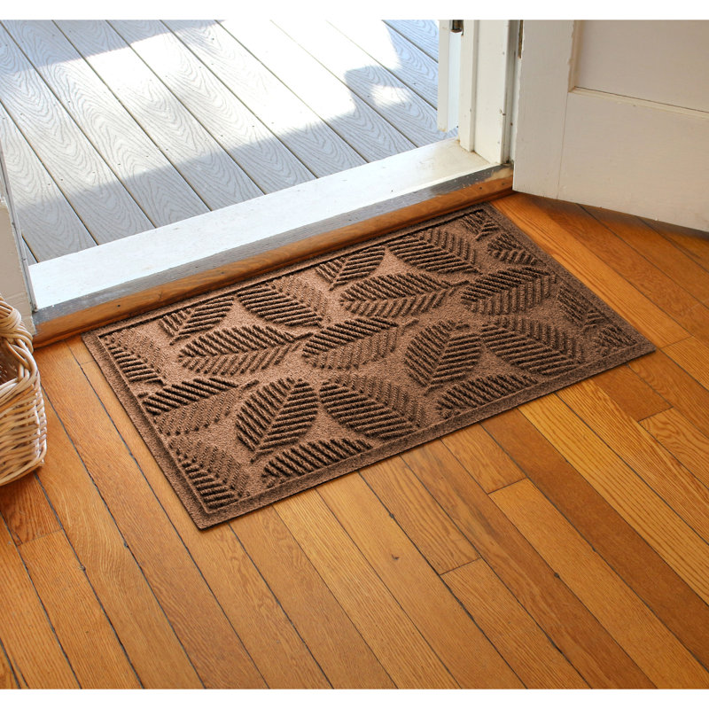 WaterHog®  Deanna 23 in. x 35 in. Indoor Outdoor Door Mat, Dark Brown, 23" W x 35" L