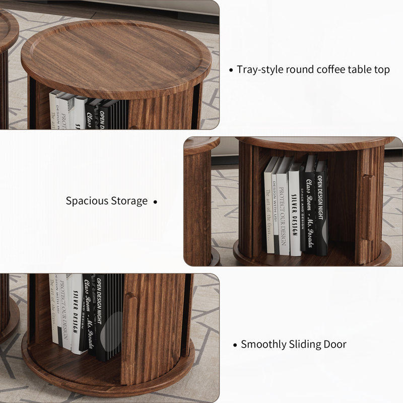 15.75 " W Bedside Cabinet Nightstand, Set of 4